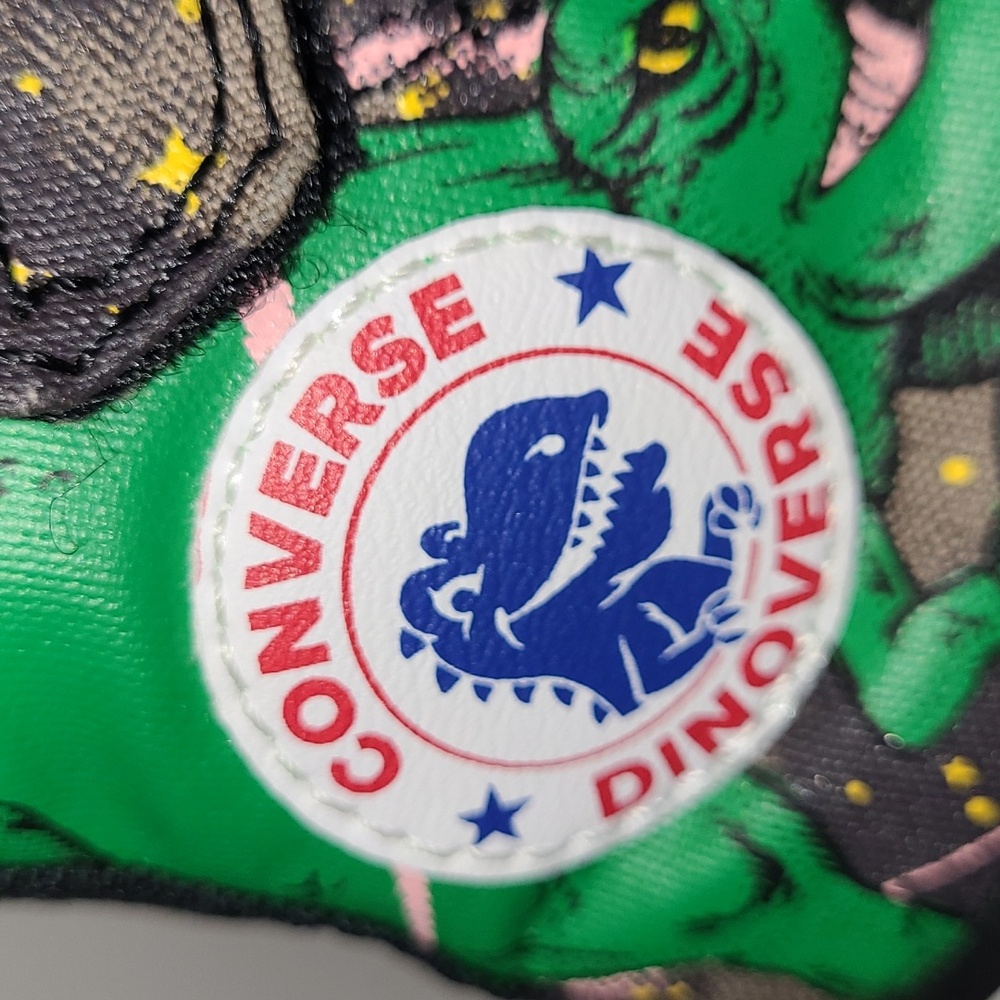 Converse Chuck Taylor AllStar Dinoverse Hi-Top Sneakers Infant Size 5M Pre-Loved - Picture 12 of 17